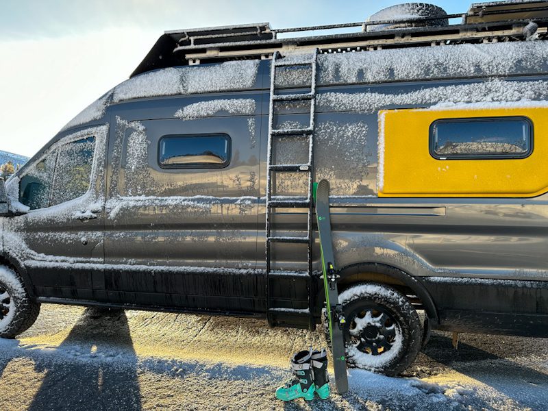 Winter Van Life in a Camper Van