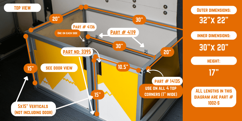 how to build a shower in a bench for a van