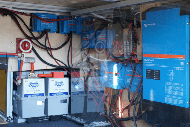 DIY Ford Transit Camper Van Conversion Electrical System Visual