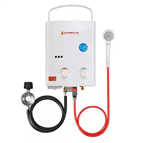 1.32 GPM Portable Propane Outdoor Camping Water Heater