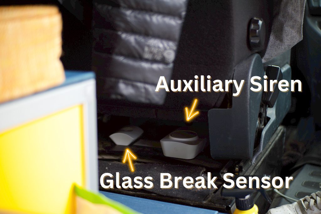 Camper van Security System Glass Break Alarms