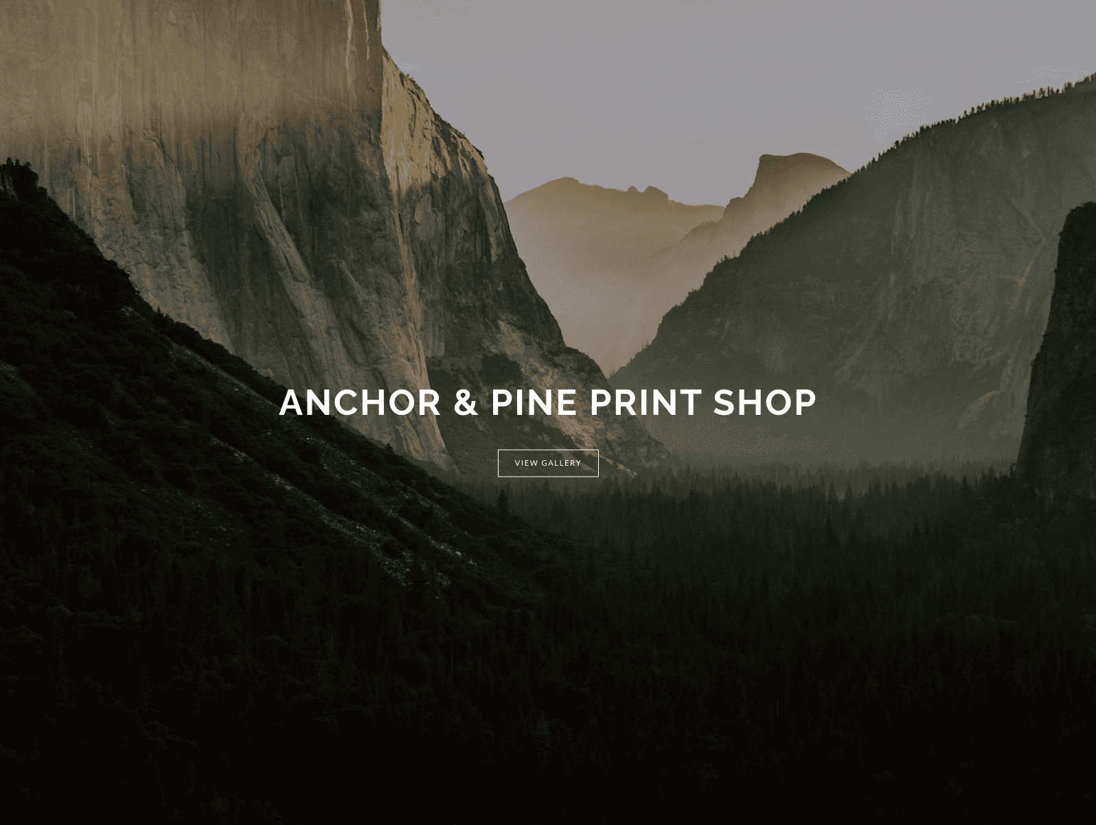 Anchor and Pine - PNW prints that give back to public land