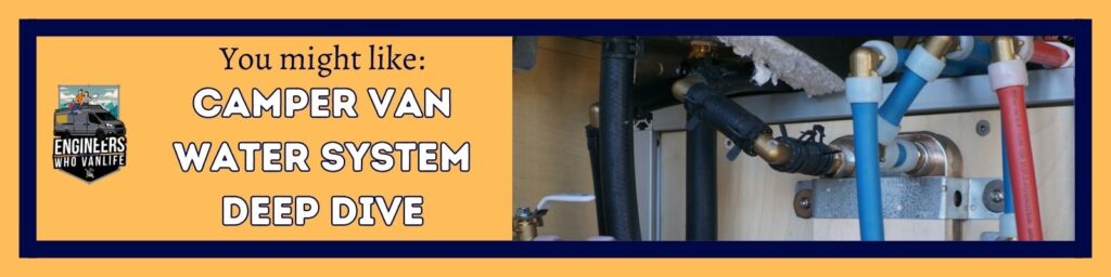 Complete Guide to Camper Van Water Systems