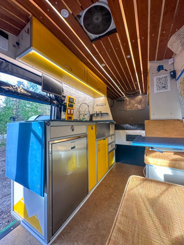 Ford Transit Camper Van For Sale - Kitchen View
