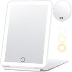 Gifts for Van Lifers: Rechargeable Makeup Folding Mirror