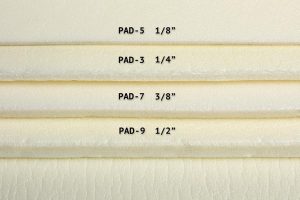 Pad 5 Foam Comparison Chart